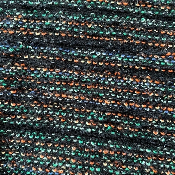 Altar’d State Crochet Sweater Black Size Medium Whimsical Hi Lo Gothic - Picture 6 of 10